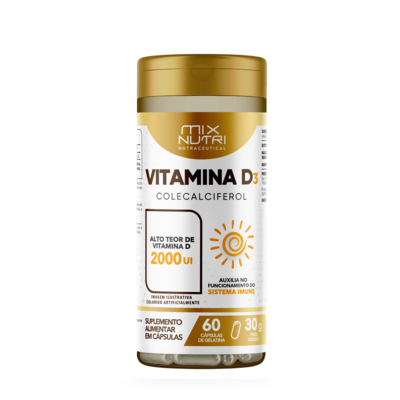 Vitamina D3 60 cápsulas Mix nutri