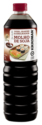 Molho de soja sushi e sashimi 1L Kikkoman