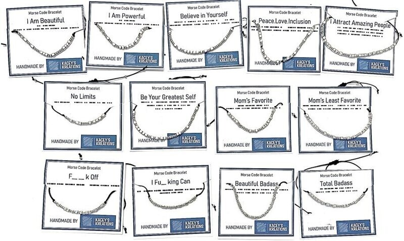 Morse Code Bracelets