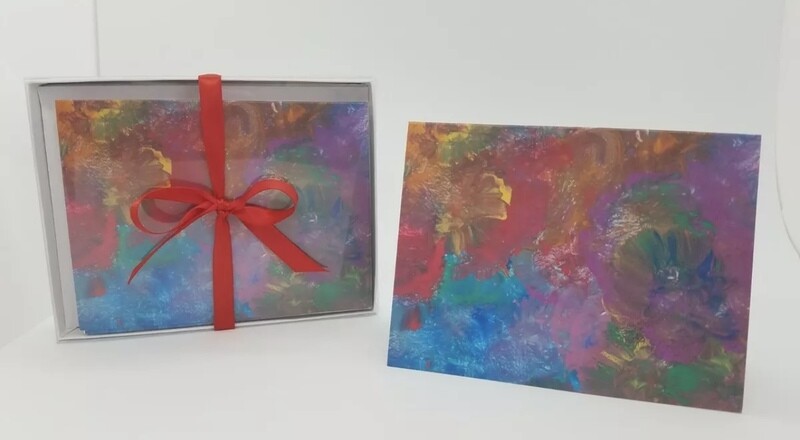 Rainbow Flowers Box of 8