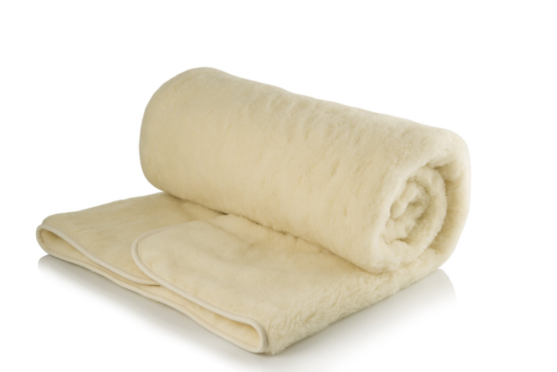 Teddy merino wiegdeken