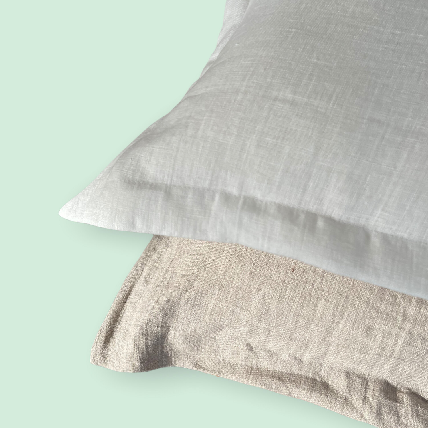 Linnen kussensloop, Afmeting: Kids Naturel 60x50cm - €34