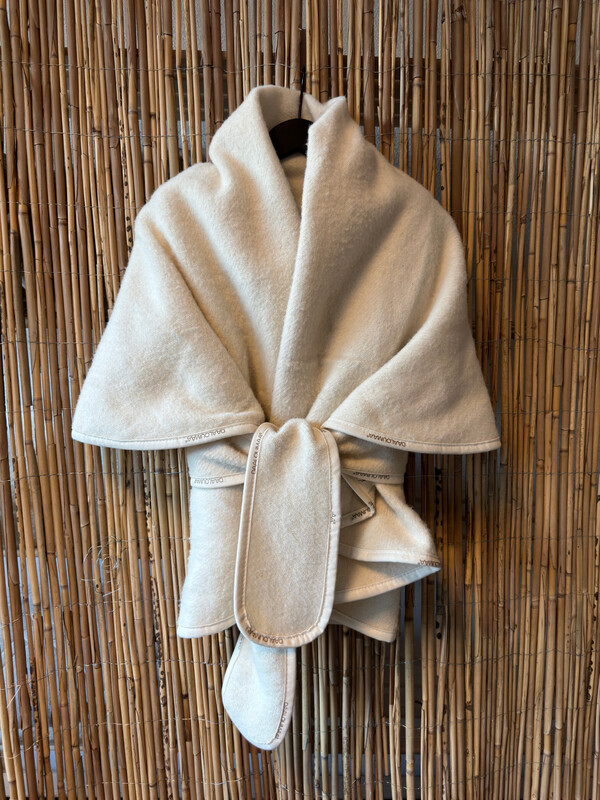 Merino omslagdoek/cape
