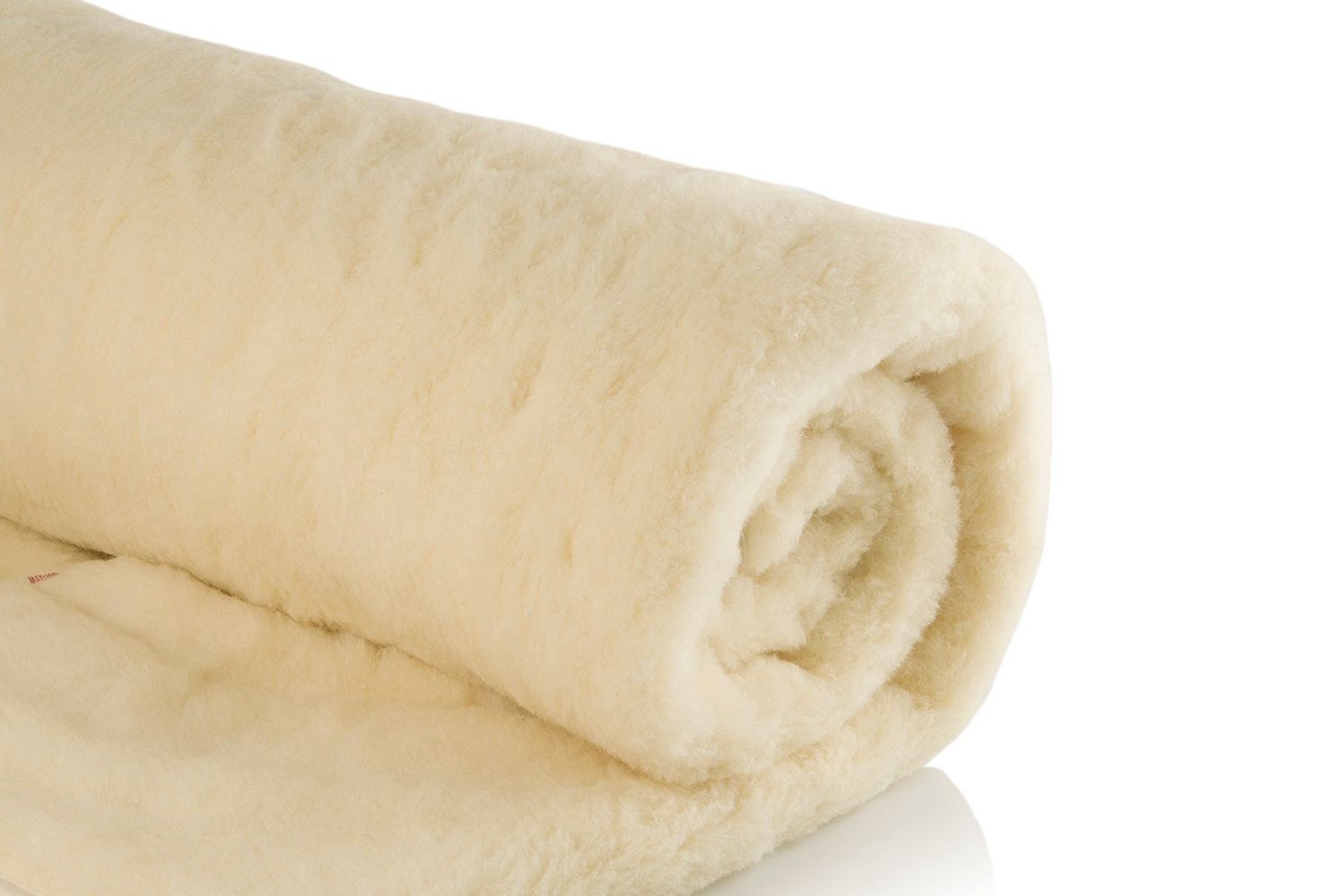 Stof staal teddy merino