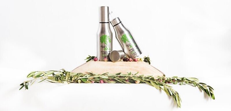 Arbequina Stainless Steel Bottle (Empty Bottle)