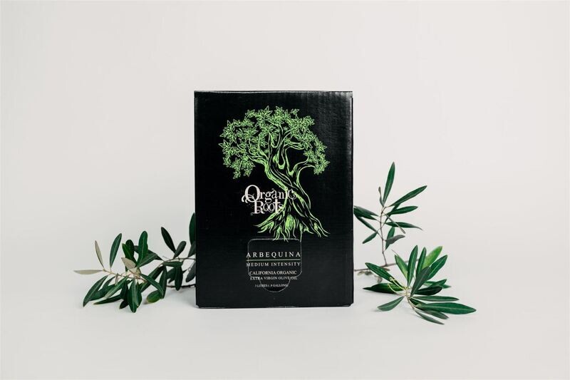 Organic Arbequina Extra Virgin Olive Oil - 3L  Bag in Box