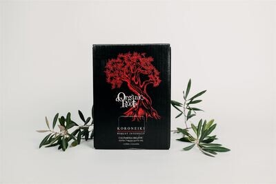 Organic Koroneiki Extra Virgin Olive Oil - 3L Bag in Box
