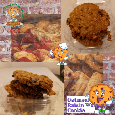 Homemade & Handmade Oatmeal Raisin Walnut Cookies