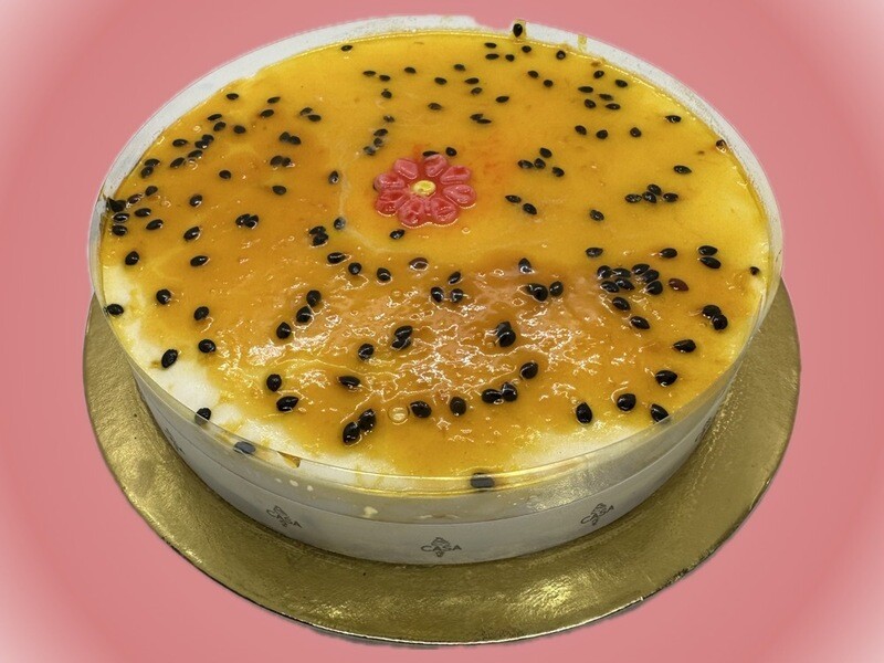 Gelato cake Passion fruit yogurt  زبادي  باشون فروت