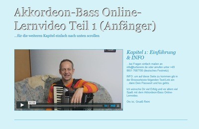 Akkordeon-Bass Lernvideo Teil 1 (Anfänger)