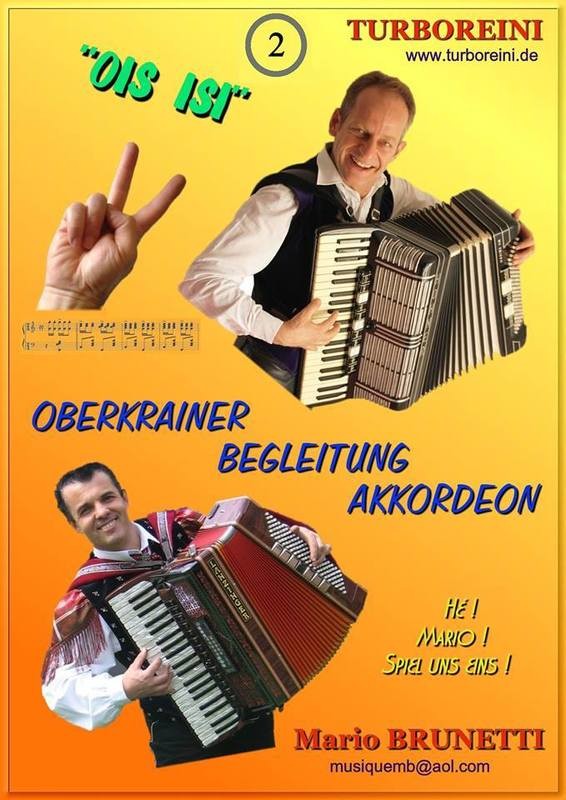 Oberkrainer-Begleitung Akkordeon-Noten kostenlos, Ausgabe 2 (Polka)