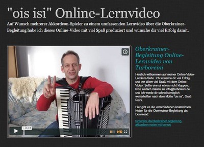 Oberkrainer-Begleitung Online-Lernvideo