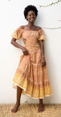 Robe longue dos 2 pièces