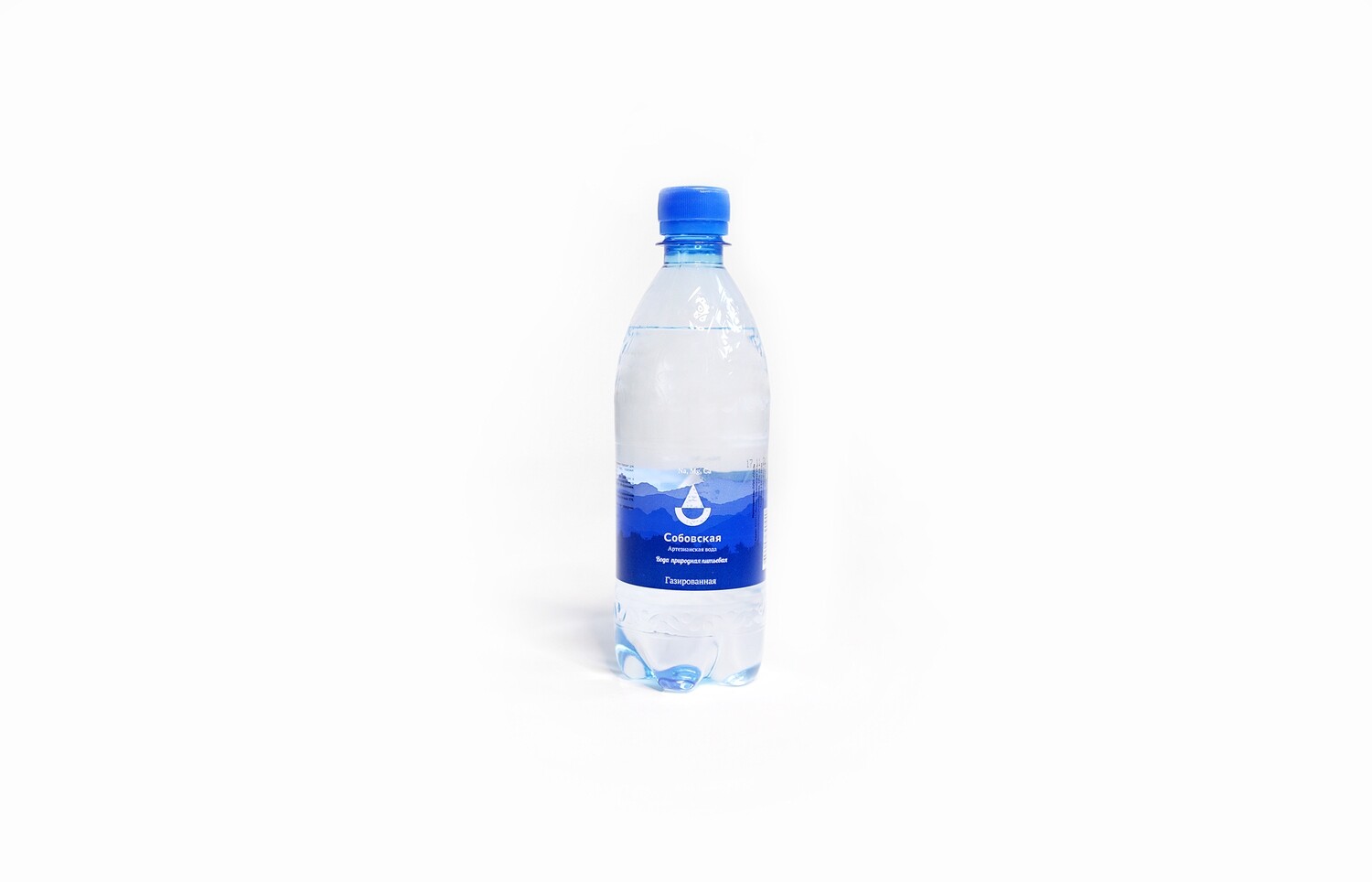 Вода питьевая газированная "Собовская" 0,5