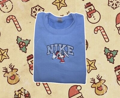 Christmas Mickey Nike Sweatshirt