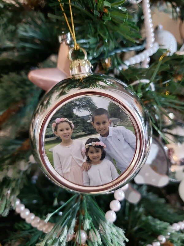 Boule de Noël Ø8cm argentée