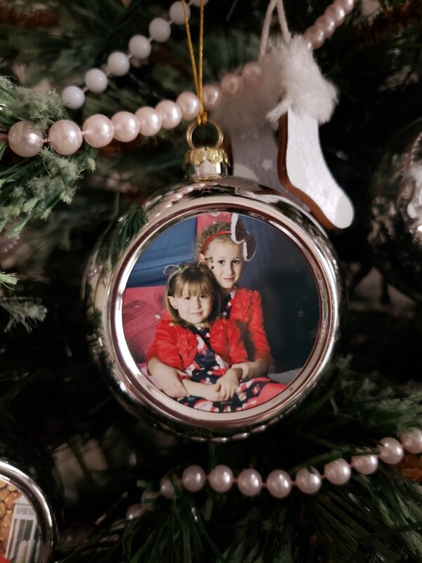 Boule de Noël Ø8cm argentée