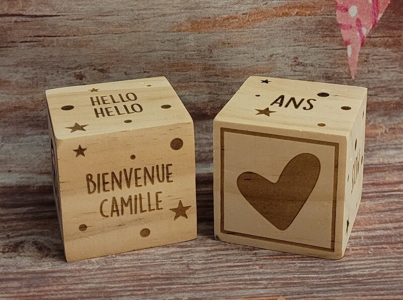 Cubes étapes bébé x4