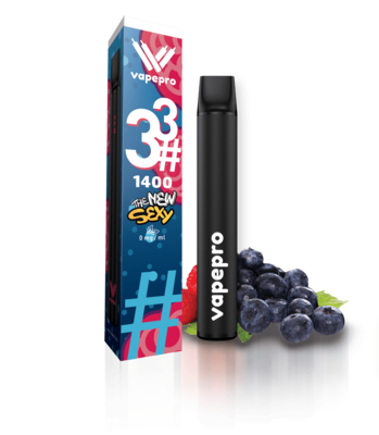#33 Blueberry Raspberry - 1400 Puffs