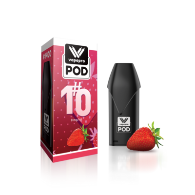#10 Pod Φράουλα - Strawberry Fusion 1400 Puffs