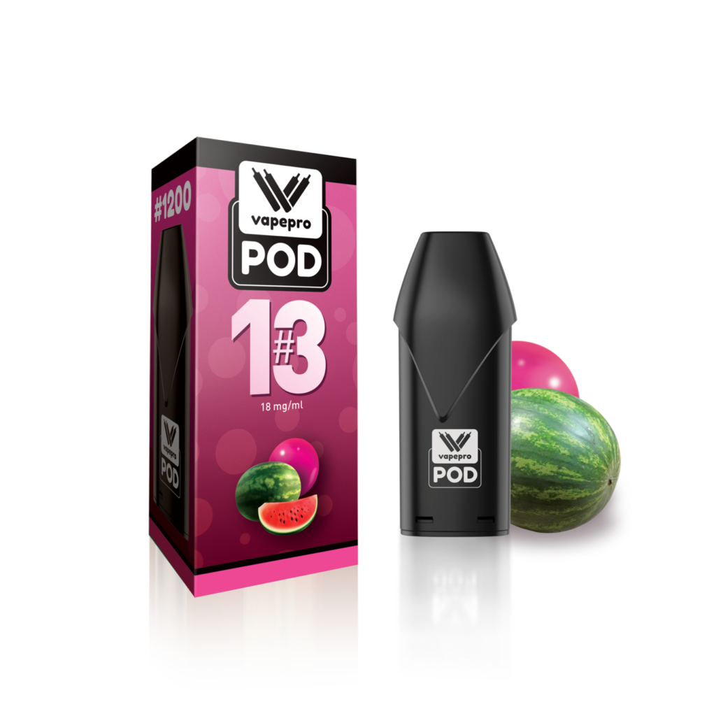 #13 Pod Καρπούζι - Watermelon Bubble 1200 Puffs