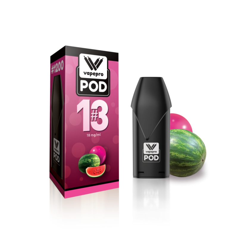#13 Pod Watermelon Bubble 1200 Puffs