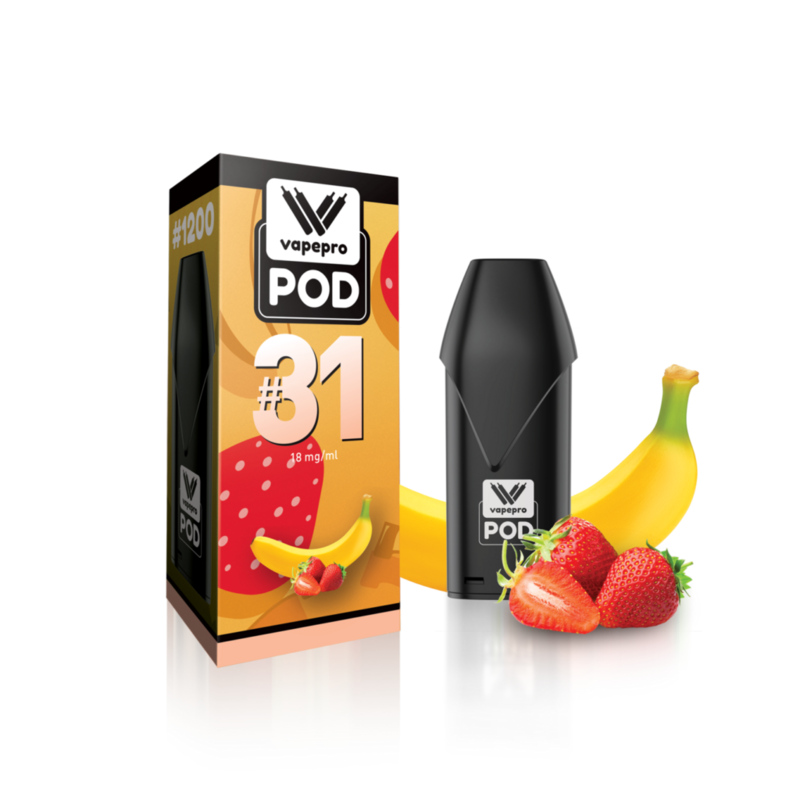 #31 Pod - Strawberry Banana 1200 Puffs