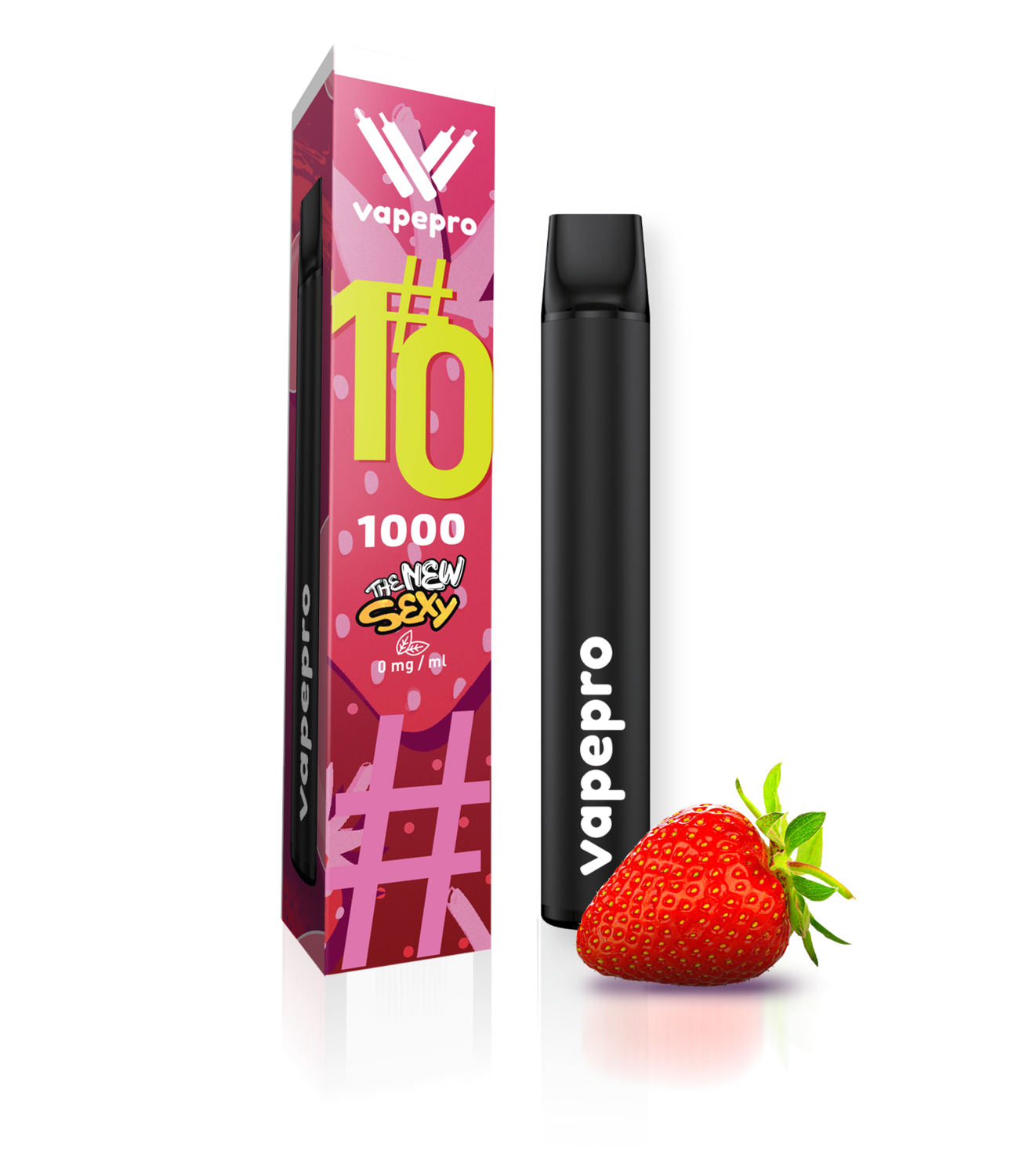 #10 Φράουλα - Strawberry Fusion 1000 Puffs