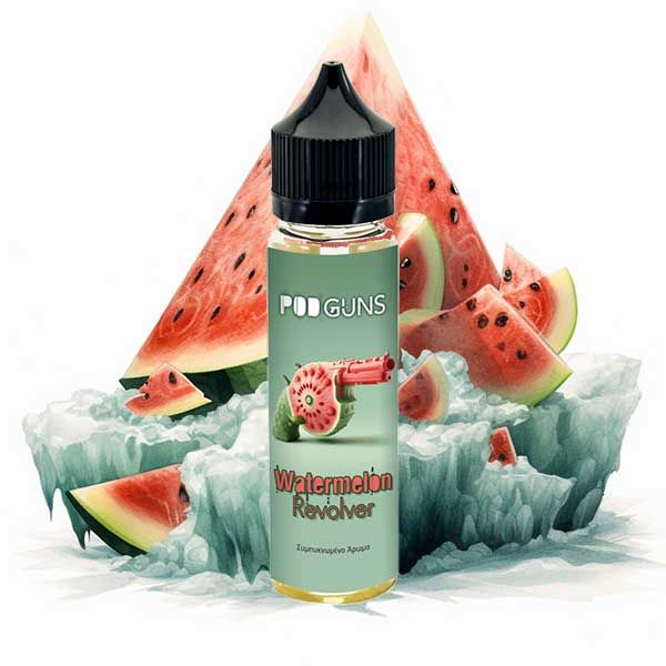 POD GUN WATERMELON REVOLVER 60ML
