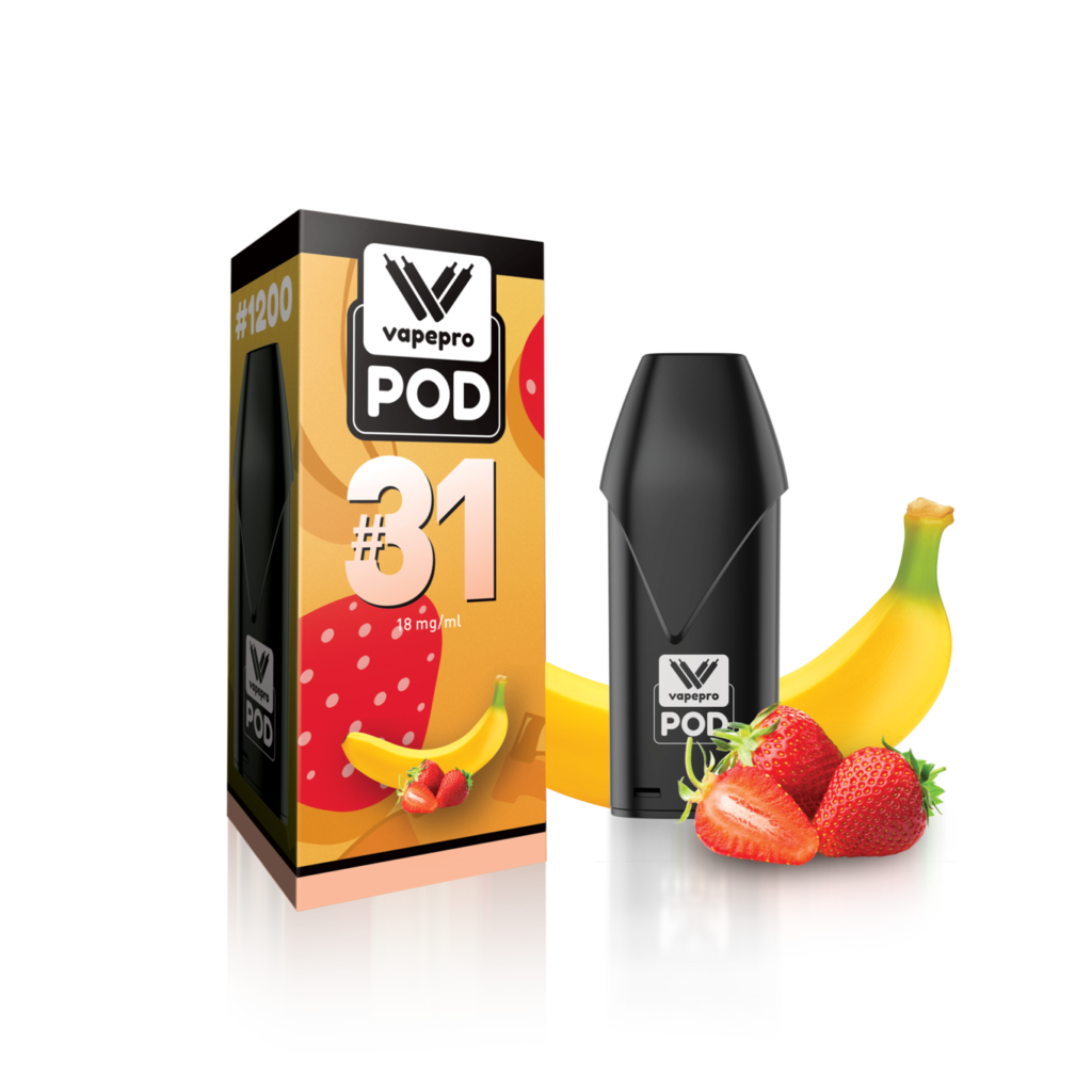 #31 Pod - Strawberry Banana 1200 Puffs