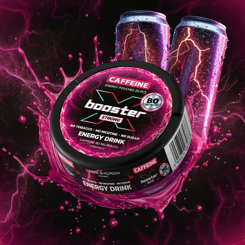 X-BOOSTER ENERGY DRINK 80mg 20pcs