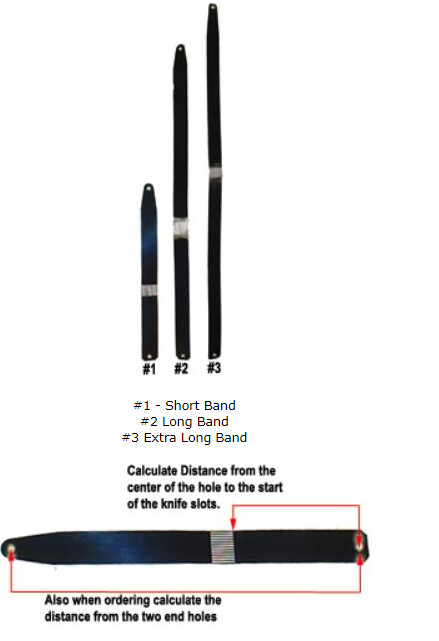 Bands for Crystal Pleating Machines