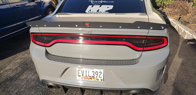 Charger rear bumper trunk protector