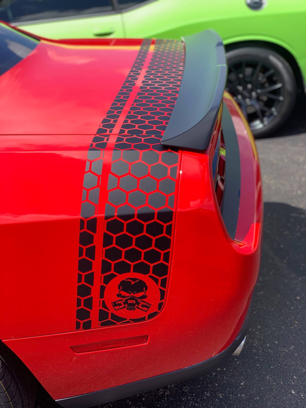 Challenger Tail Stripe Decal