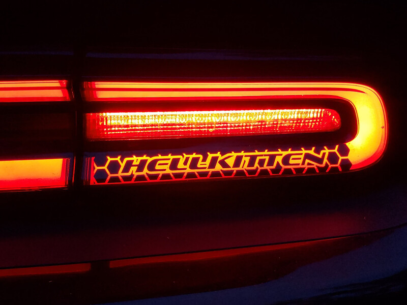 Challenger Taillight Overlay Decal