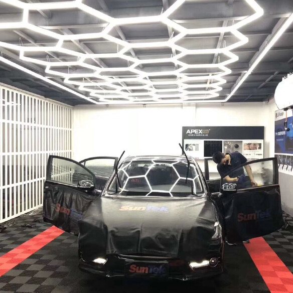 HexGlow Garage Light Panel
