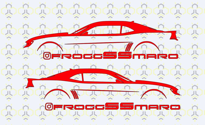 Camaro Instagram Decal