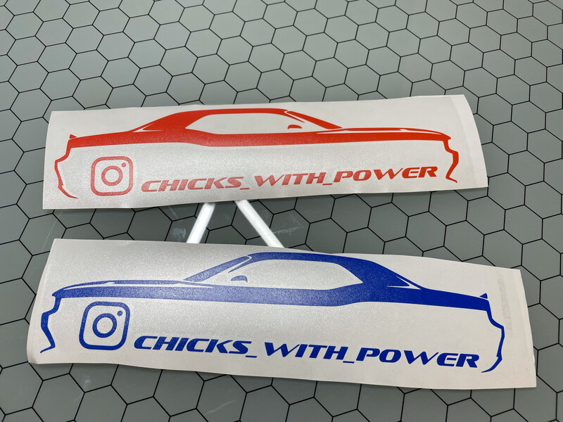Chicks With Power IG Decal