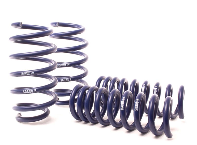 H&amp;R 50888 Sport Springs 1.7&quot; Front 1.4&quot; Rear Lowering for 06-23 Challenger, Charger R/T 5.7L, SRT8 6.1/6.4L, SRT 392 &amp; SRT Hellcat 6.2L HEMI