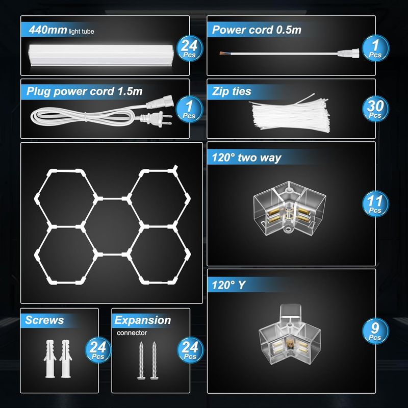 HexGlow 5 Hex Panel