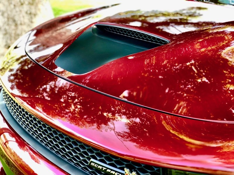 Charger hood intake black out