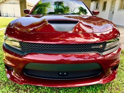 Charger hood intake black out