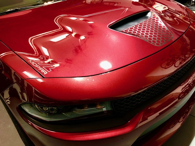 Charger Honeycomb hood vent