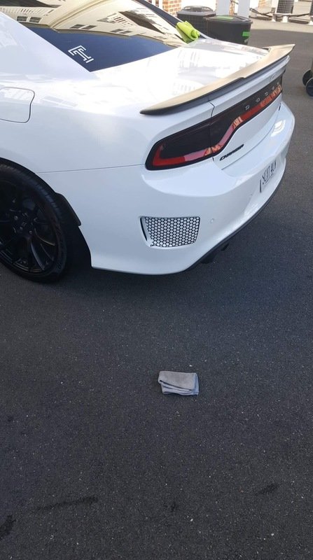 Charger Rear Bumper Vent Decal