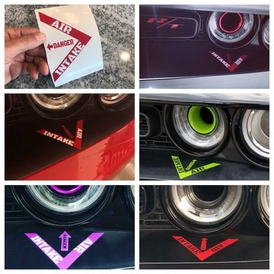 Headlamp Air  Intake Decal for Dodge Challenger