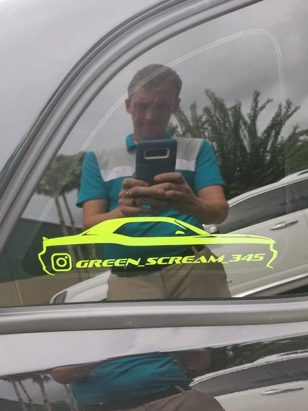 Challenger Instagram Decal
