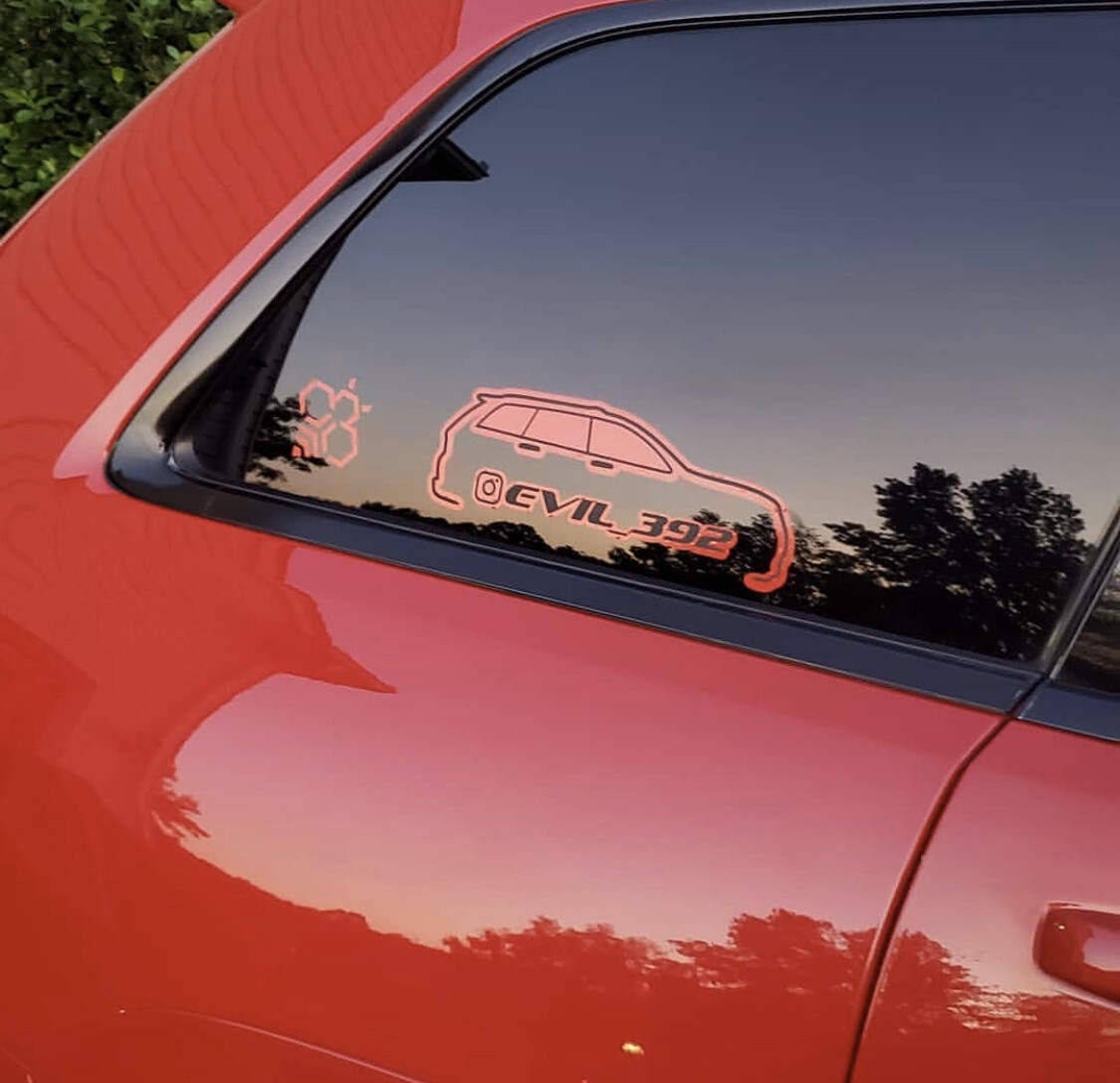 Jeep Grand Cherokee WK2 Instagram Decal