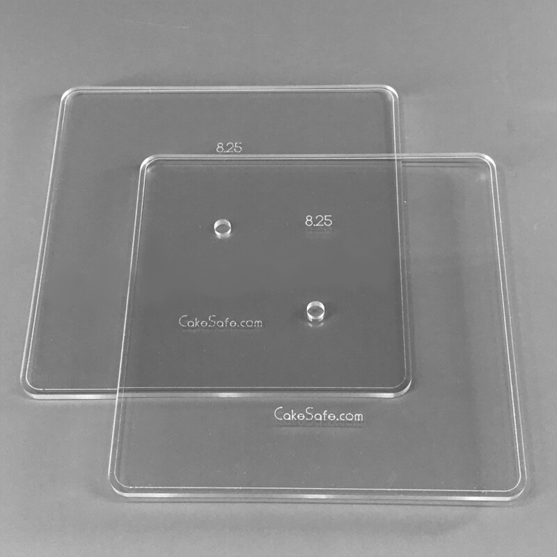 Rounded Square Acrylic Disks