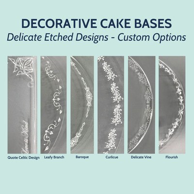 Decorative Floating Cake Bases