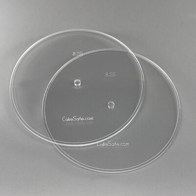 Clearance 6.5" Round Acrylic Disks - 2 Disk Set